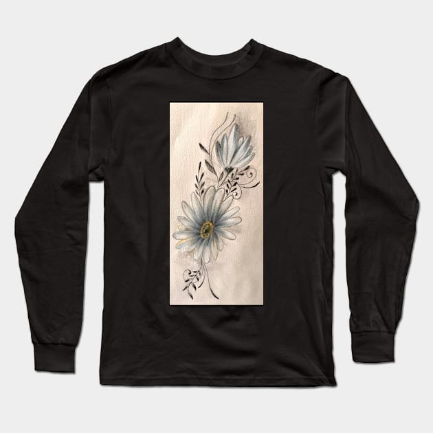 Daisies Long Sleeve T-Shirt by rodrigom